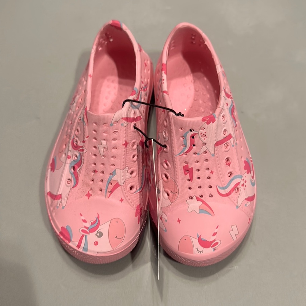 CHATTIES GIRLS TODDLER UNICORN WATER SHOES: PINK: NWT: SZ 5/6